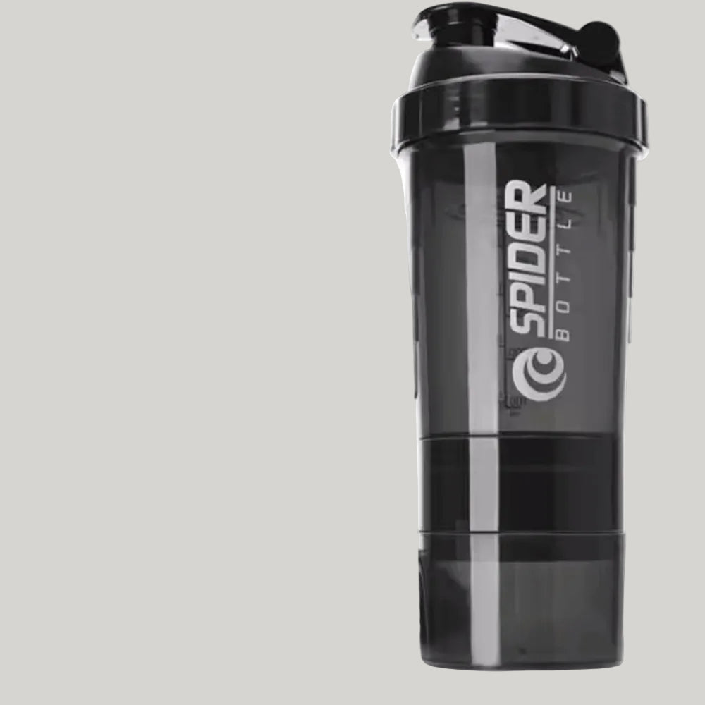 Three-Layer Protein Shaker Bottle