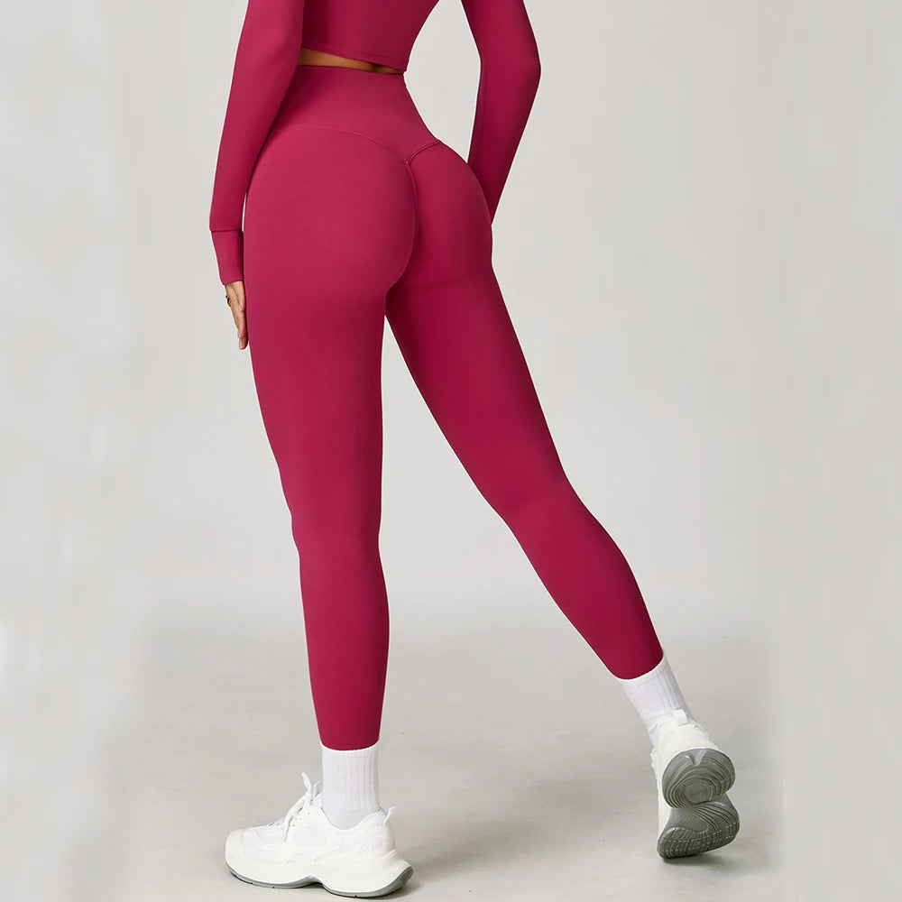 High-Waist Scrunch Butt Leggings