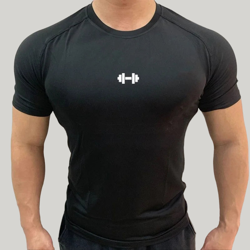 Quick-Dry Elastic Compression T-Shirt