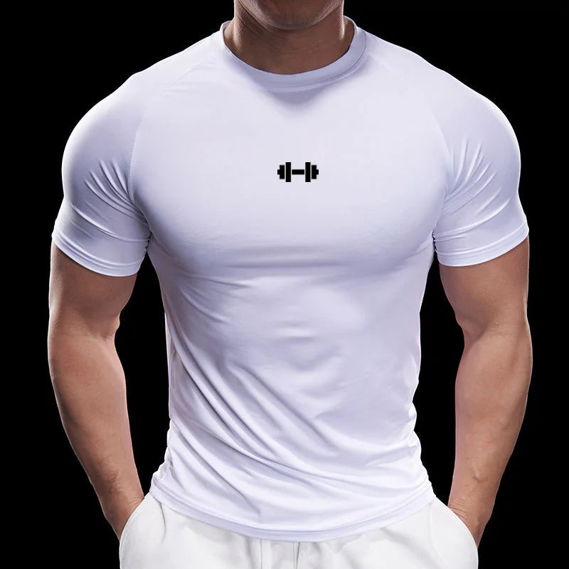 Quick-Dry Elastic Compression T-Shirt