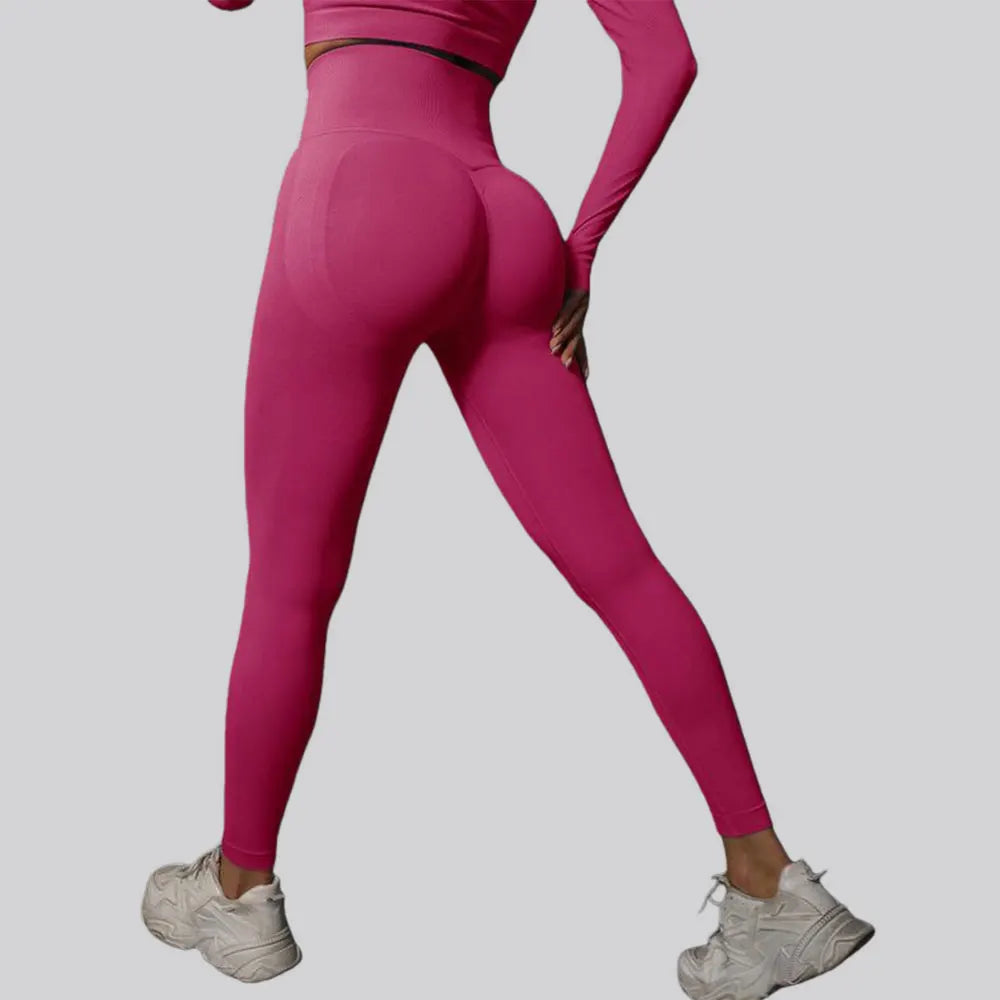 Seamless High-Waist Yoga Leggings
