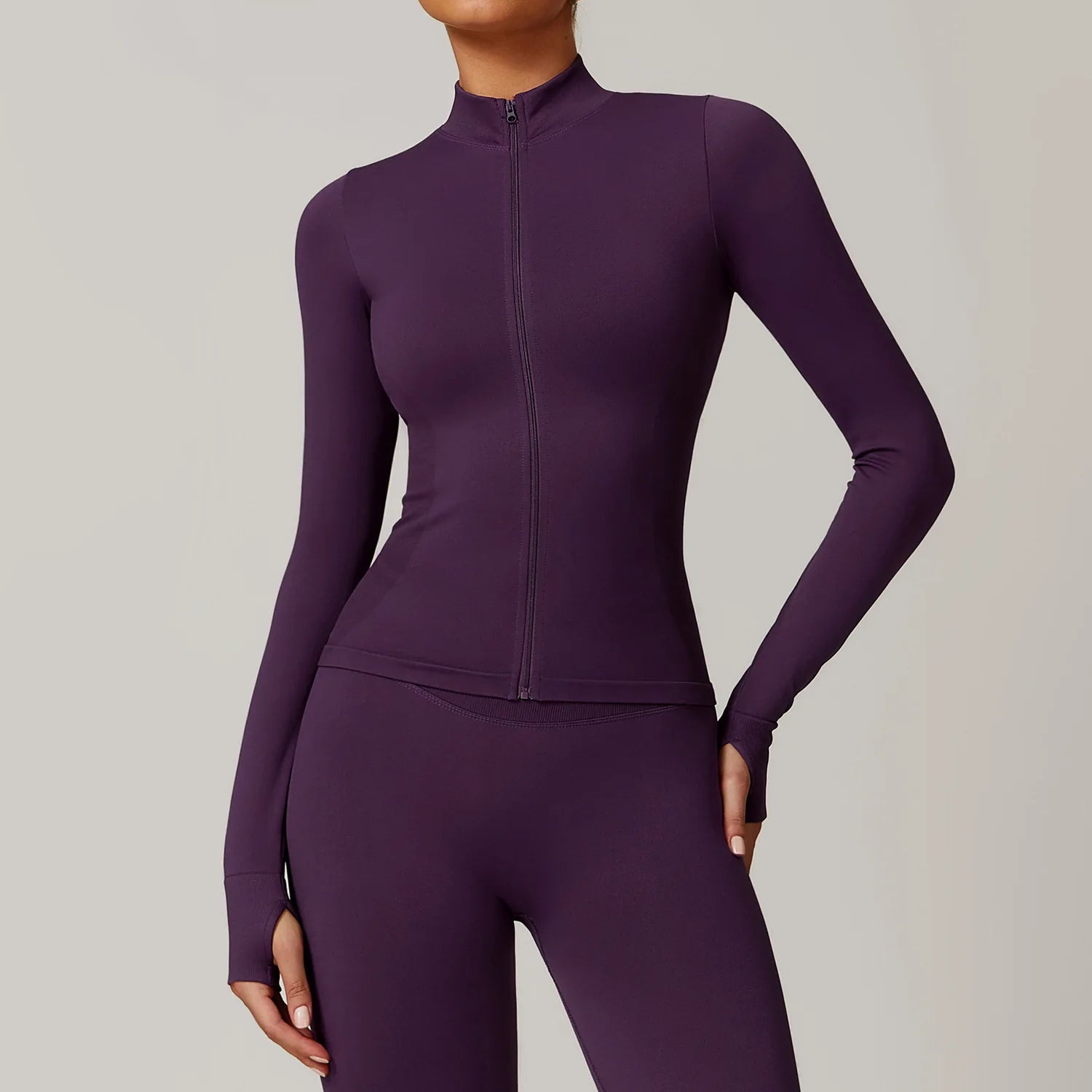 Seamless Zipper Yoga Jacket