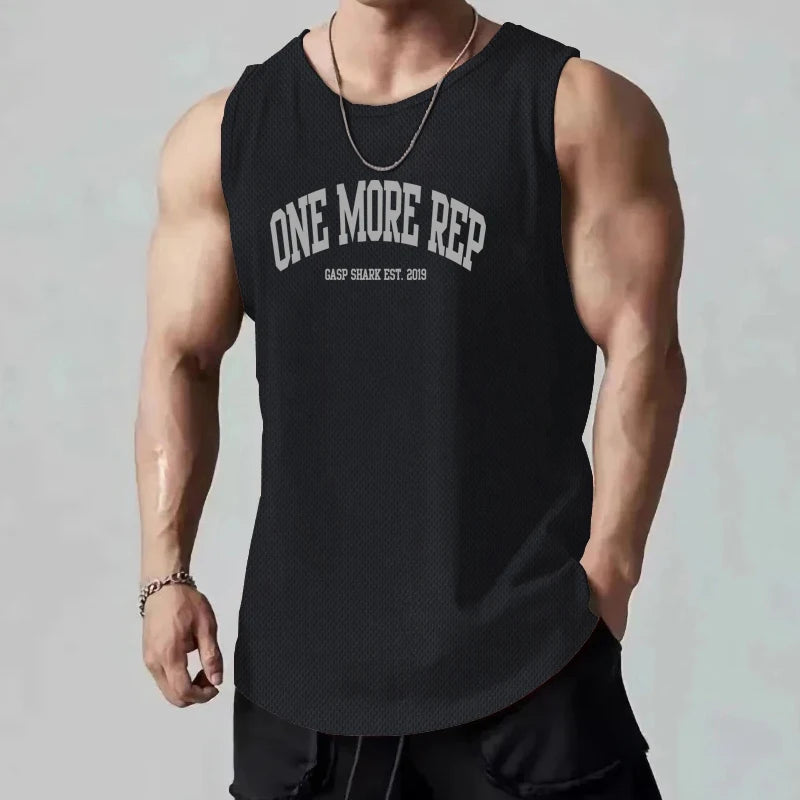 Mesh Muscle Tank for Summer Gym Training