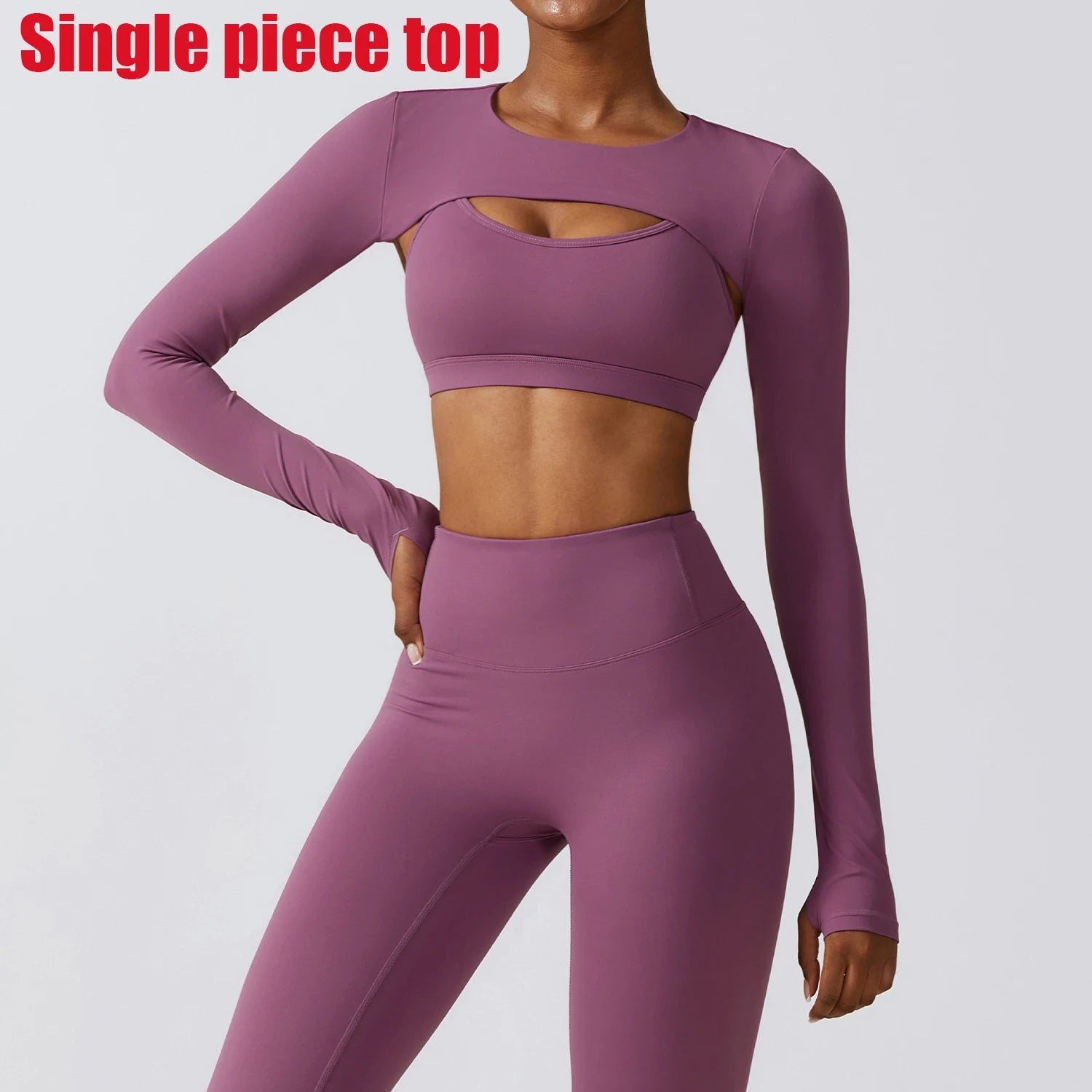 Long-Sleeve Yoga Top