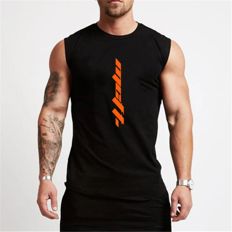 Cotton Muscle Tank Top for Bodybuilding