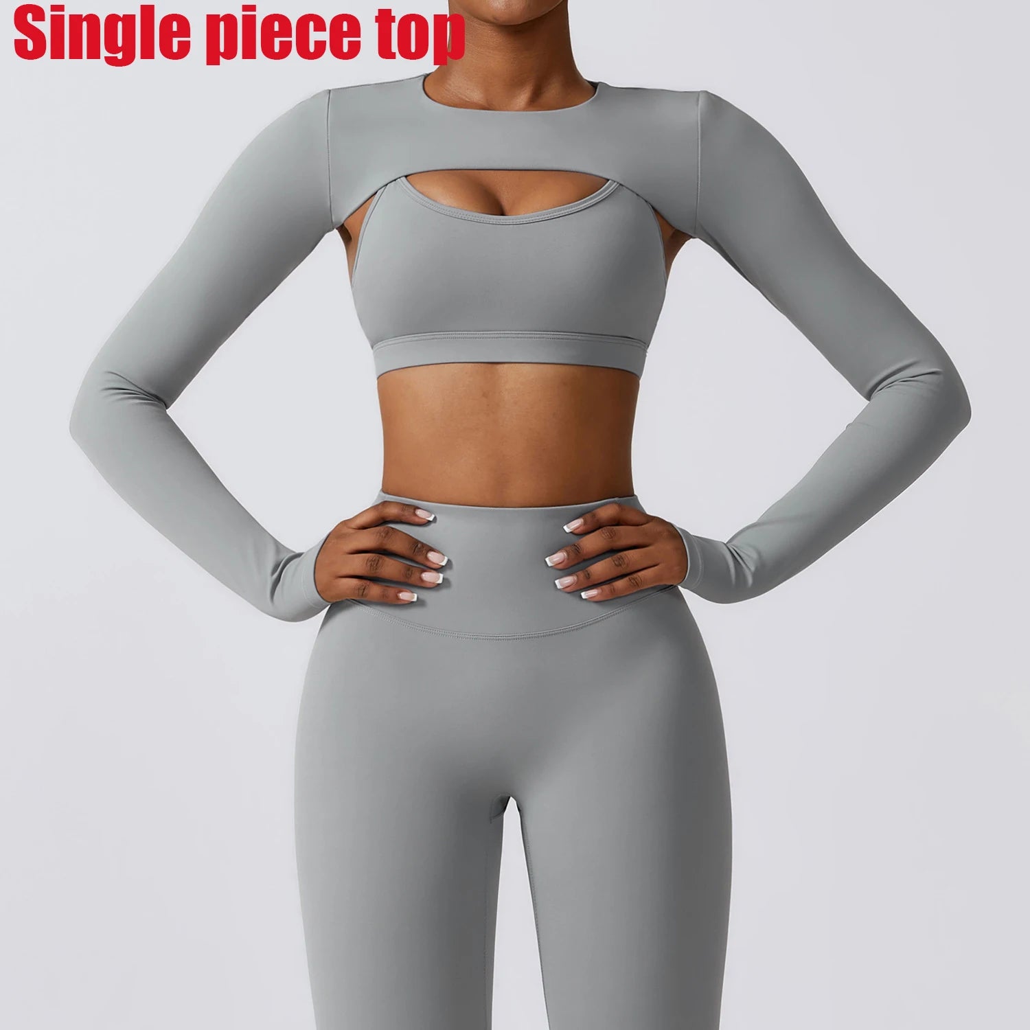 Long-Sleeve Yoga Top