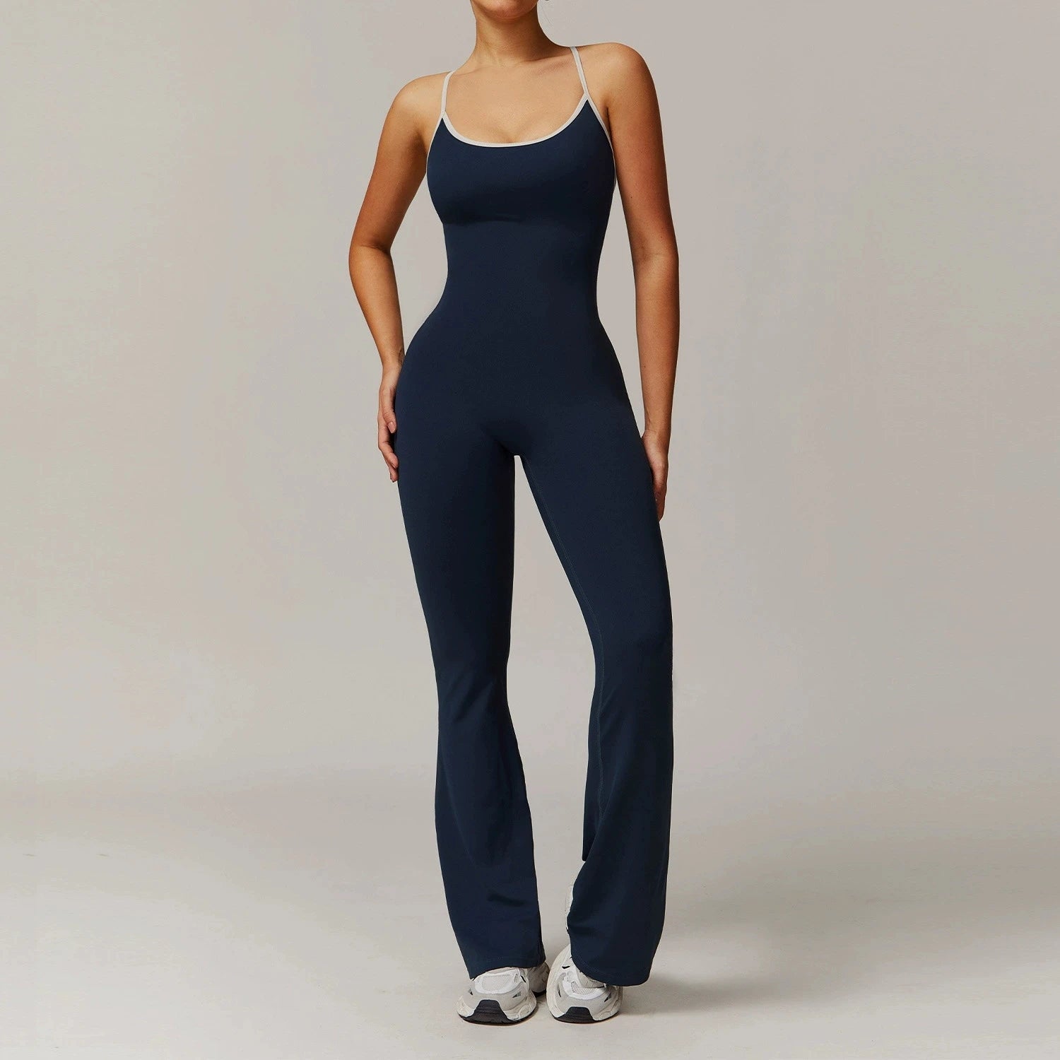 Cross-Strap Yoga Bodysuit