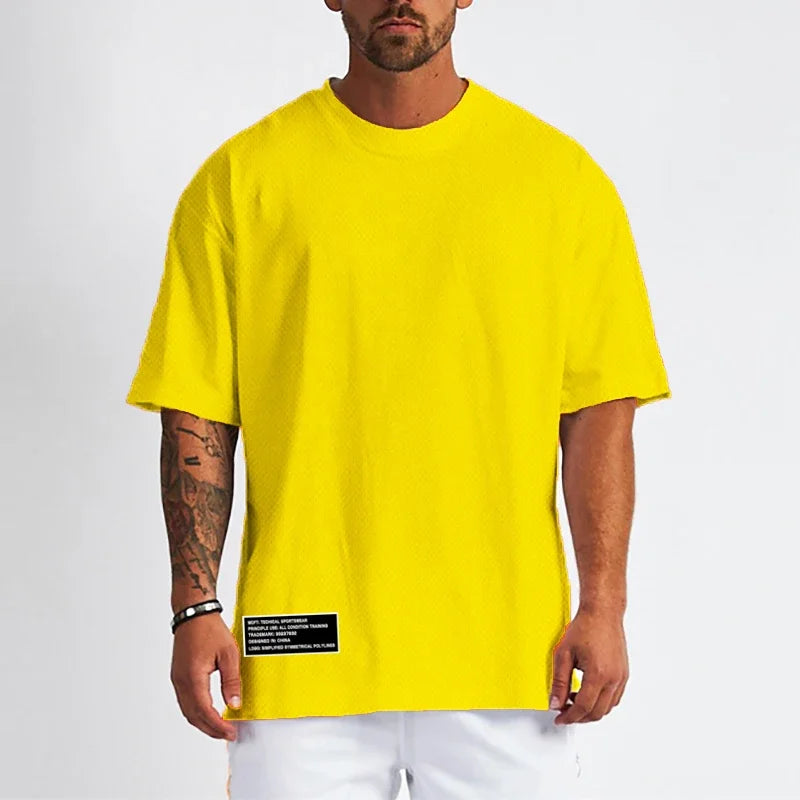 Oversized Mesh Gym T-Shirt