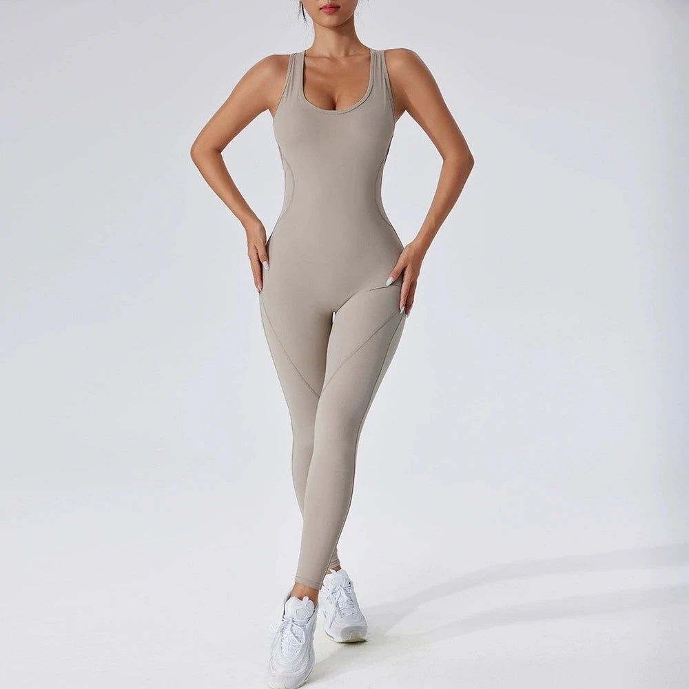 Sleeveless Backless Scrunch Bodysuit
