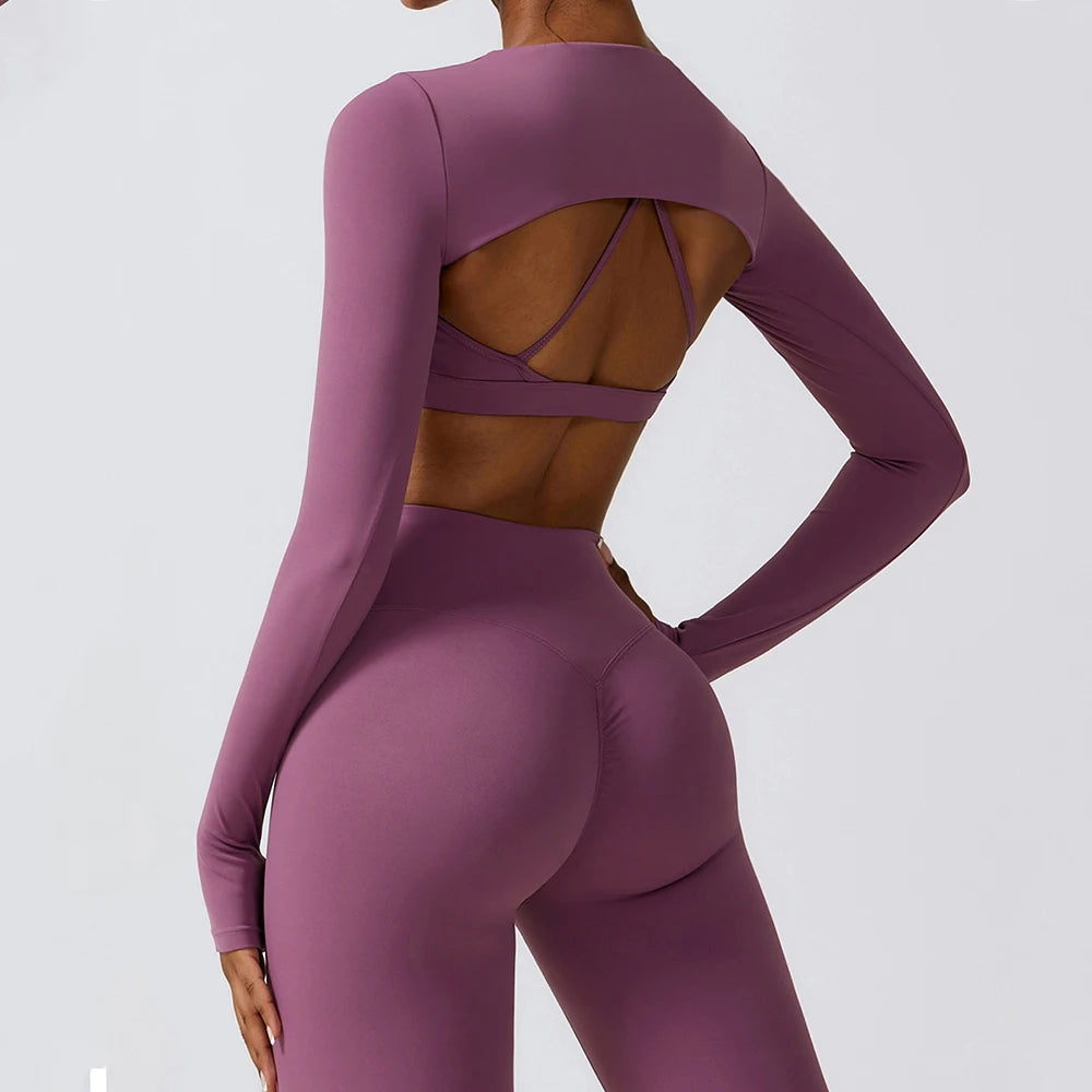 Long-Sleeve Yoga Top