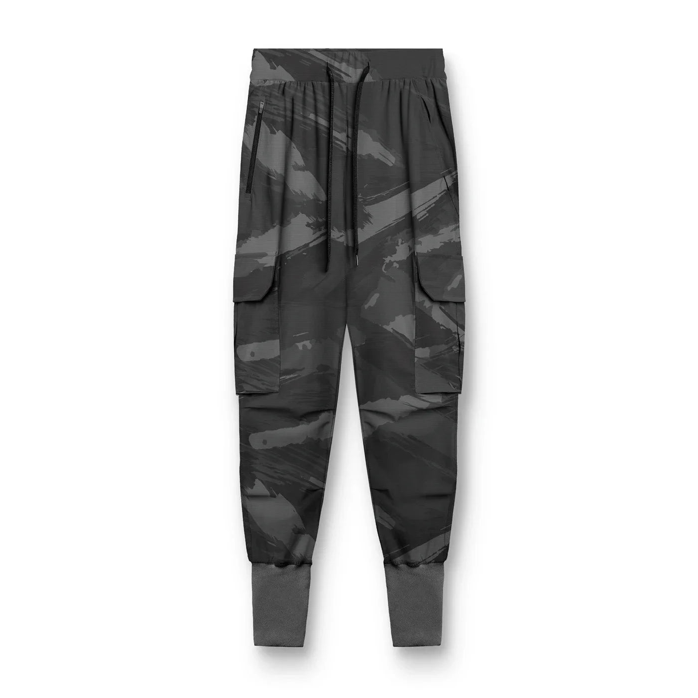 Large-Size Multi-Pocket Fitness Joggers