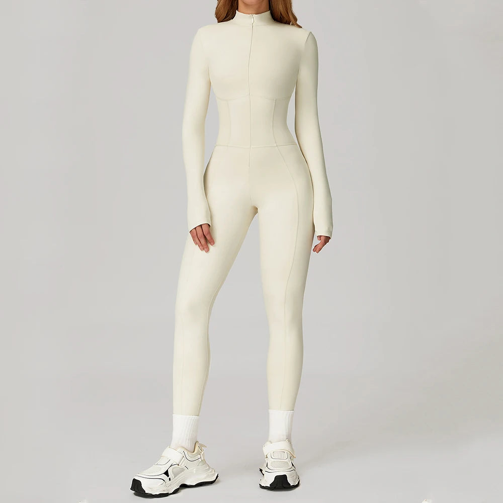 Velvet Yoga Jumpsuit Set