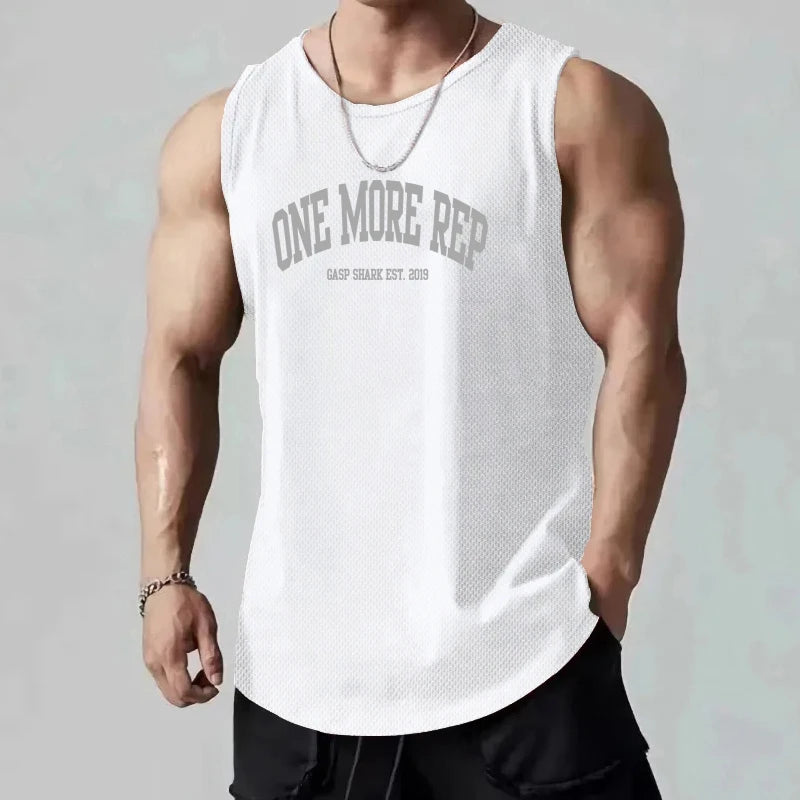 Mesh Muscle Tank for Summer Gym Training