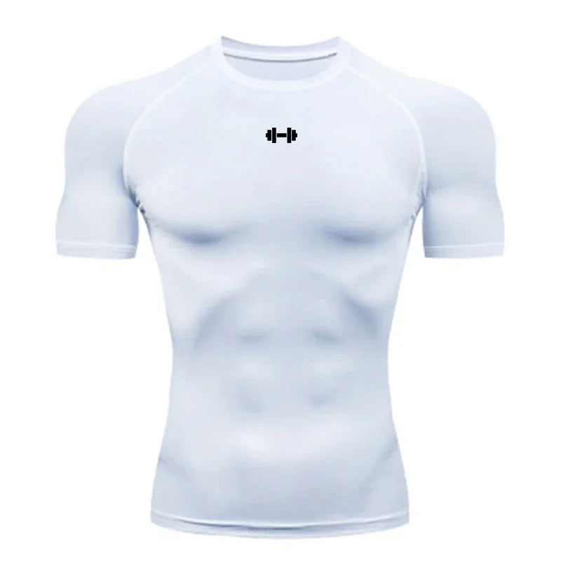 Quick-Dry Elastic Compression T-Shirt