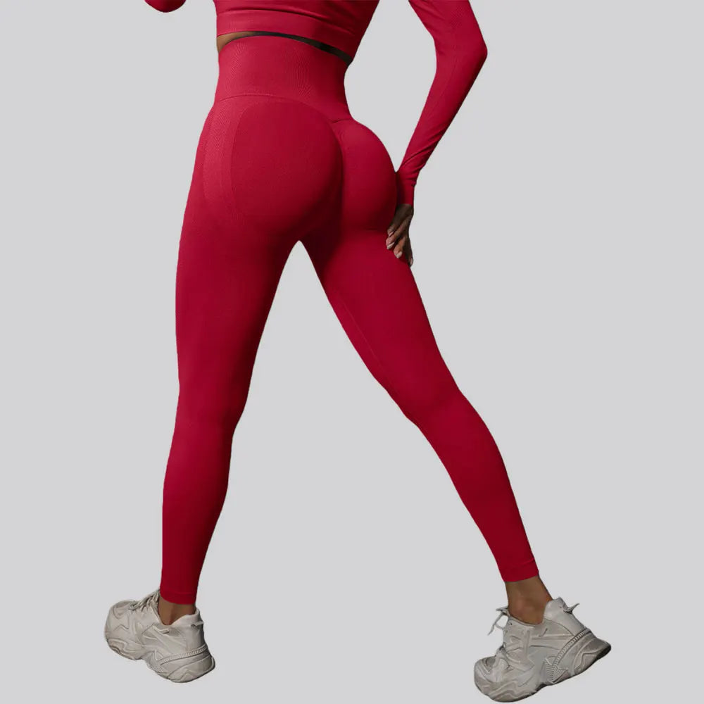 Seamless High-Waist Yoga Leggings