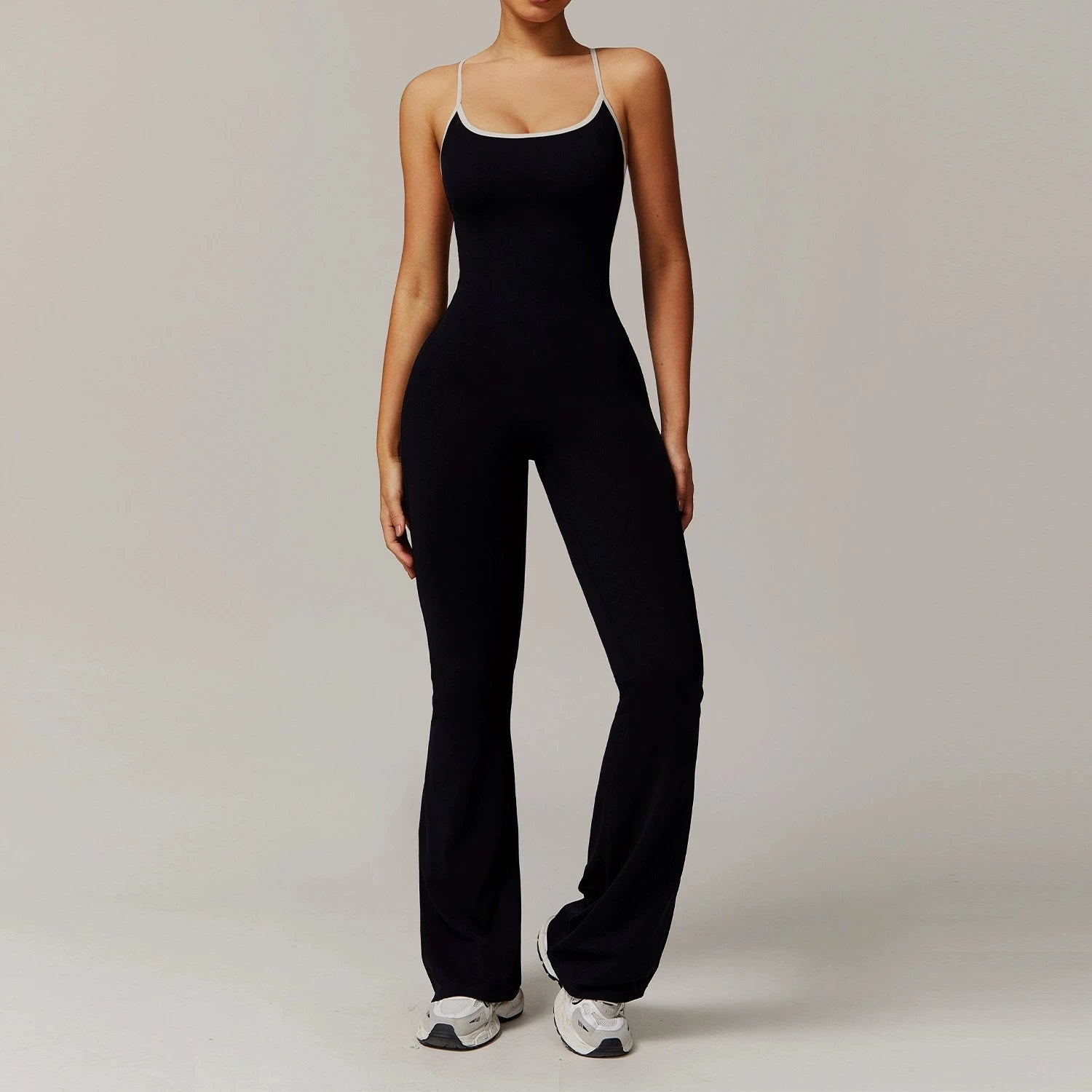 Cross-Strap Yoga Bodysuit