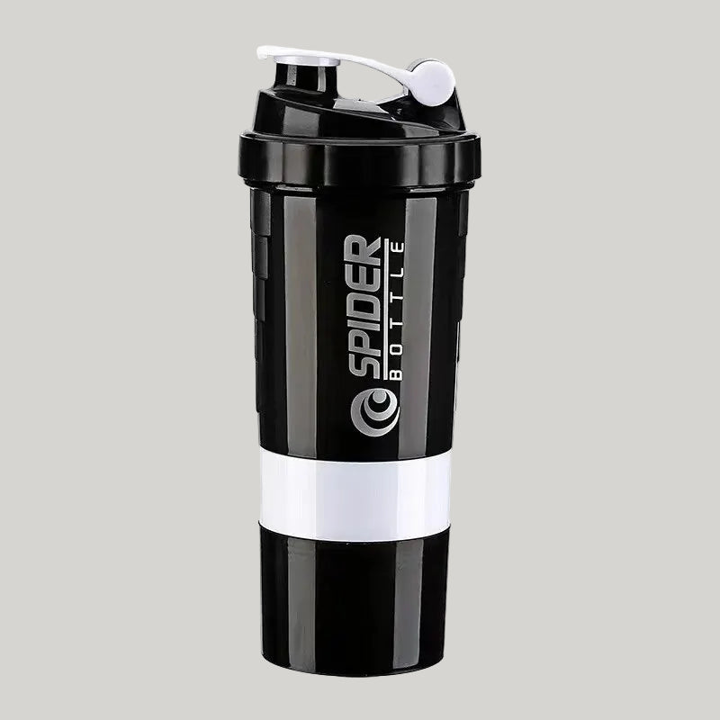 Three-Layer Protein Shaker Bottle