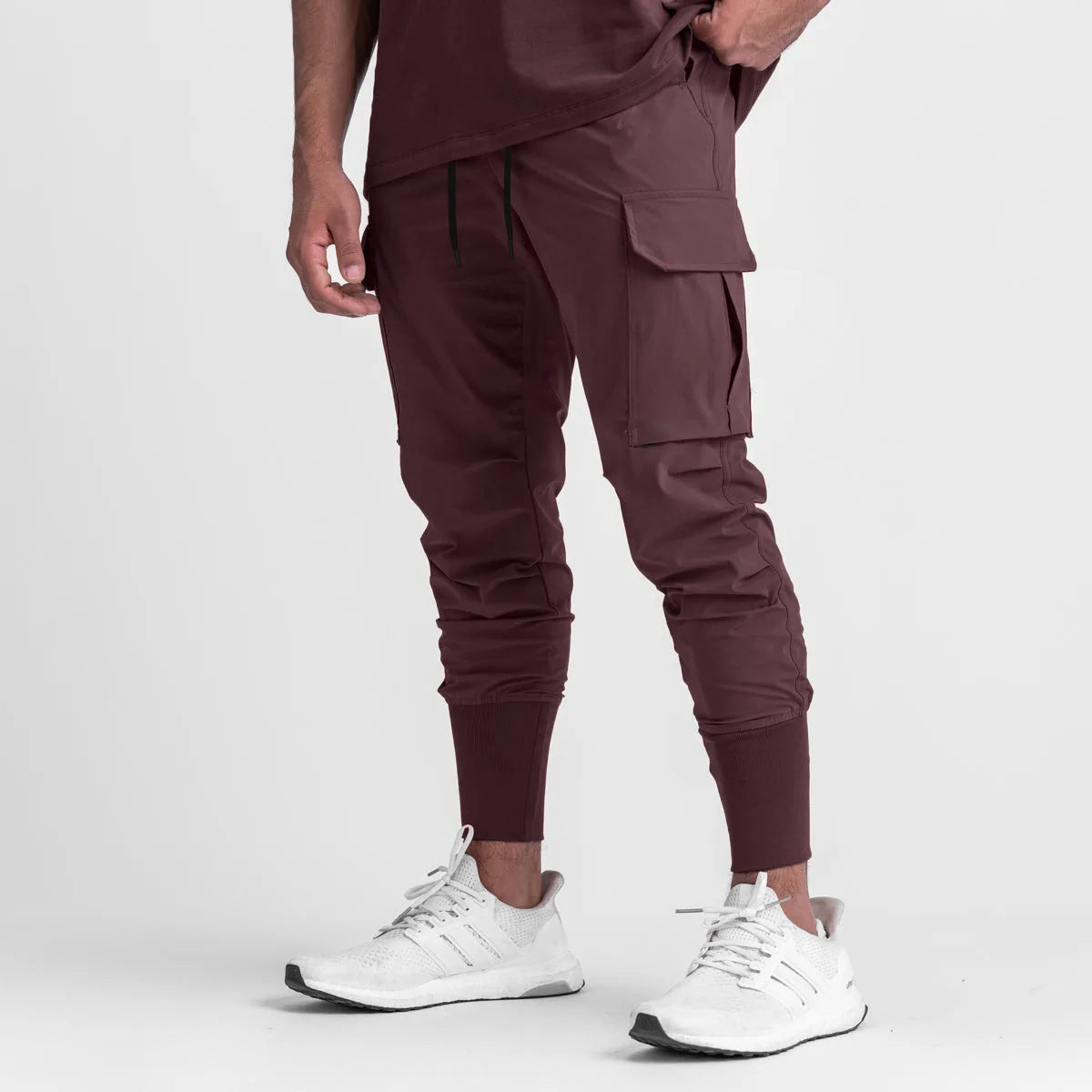 Large-Size Multi-Pocket Fitness Joggers