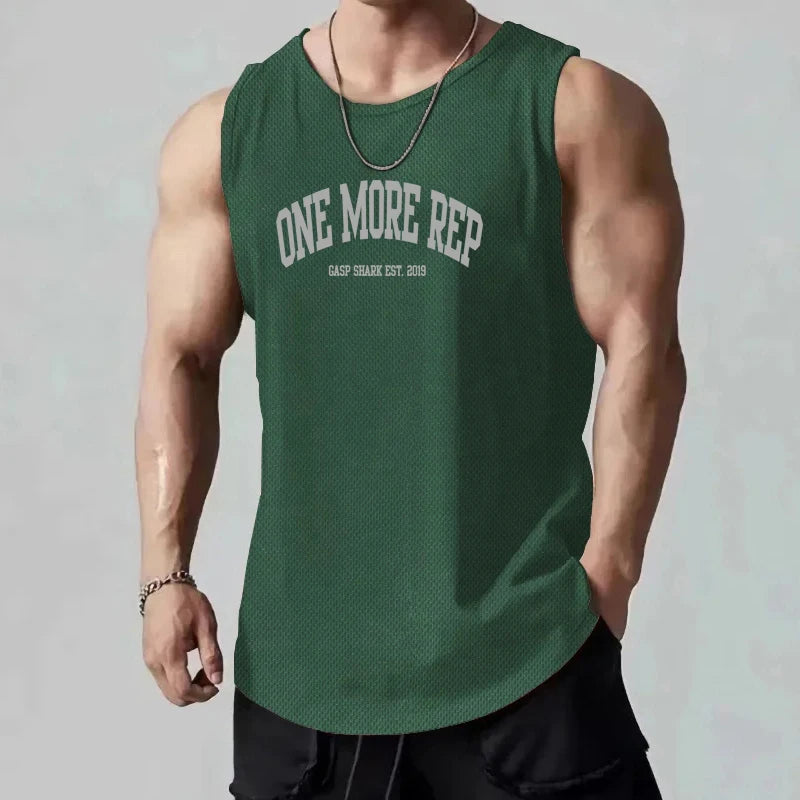 Mesh Muscle Tank for Summer Gym Training