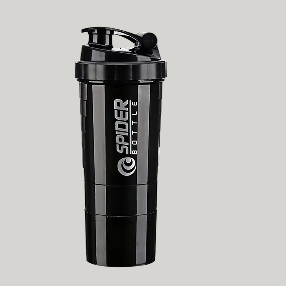 Three-Layer Protein Shaker Bottle