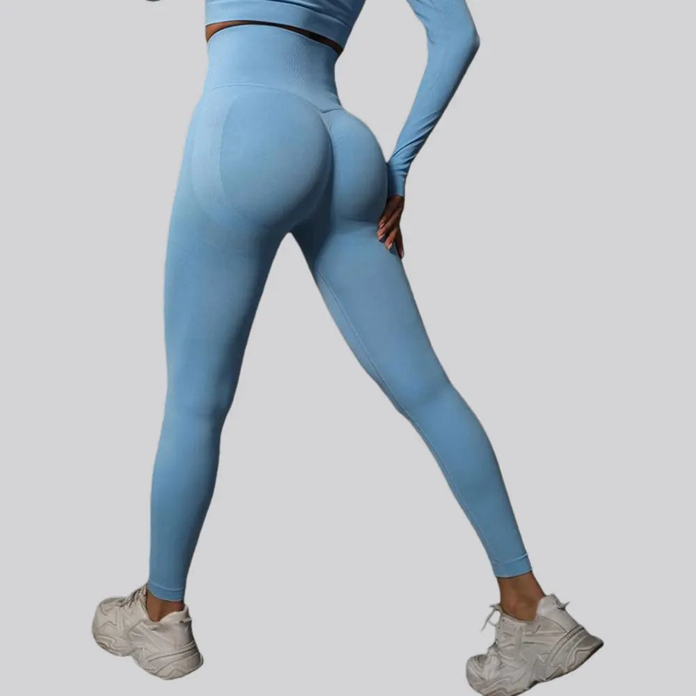 Seamless High-Waist Yoga Leggings