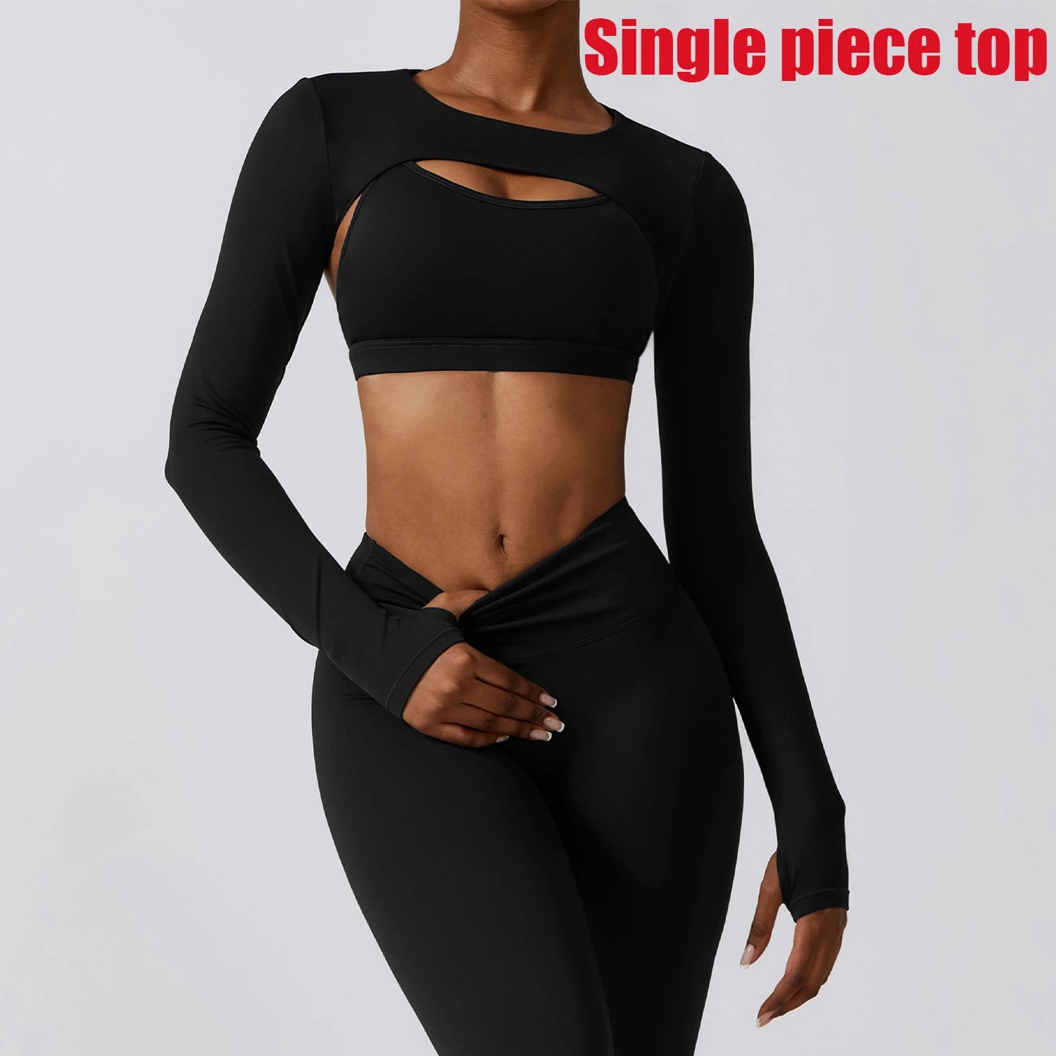 Long-Sleeve Yoga Top