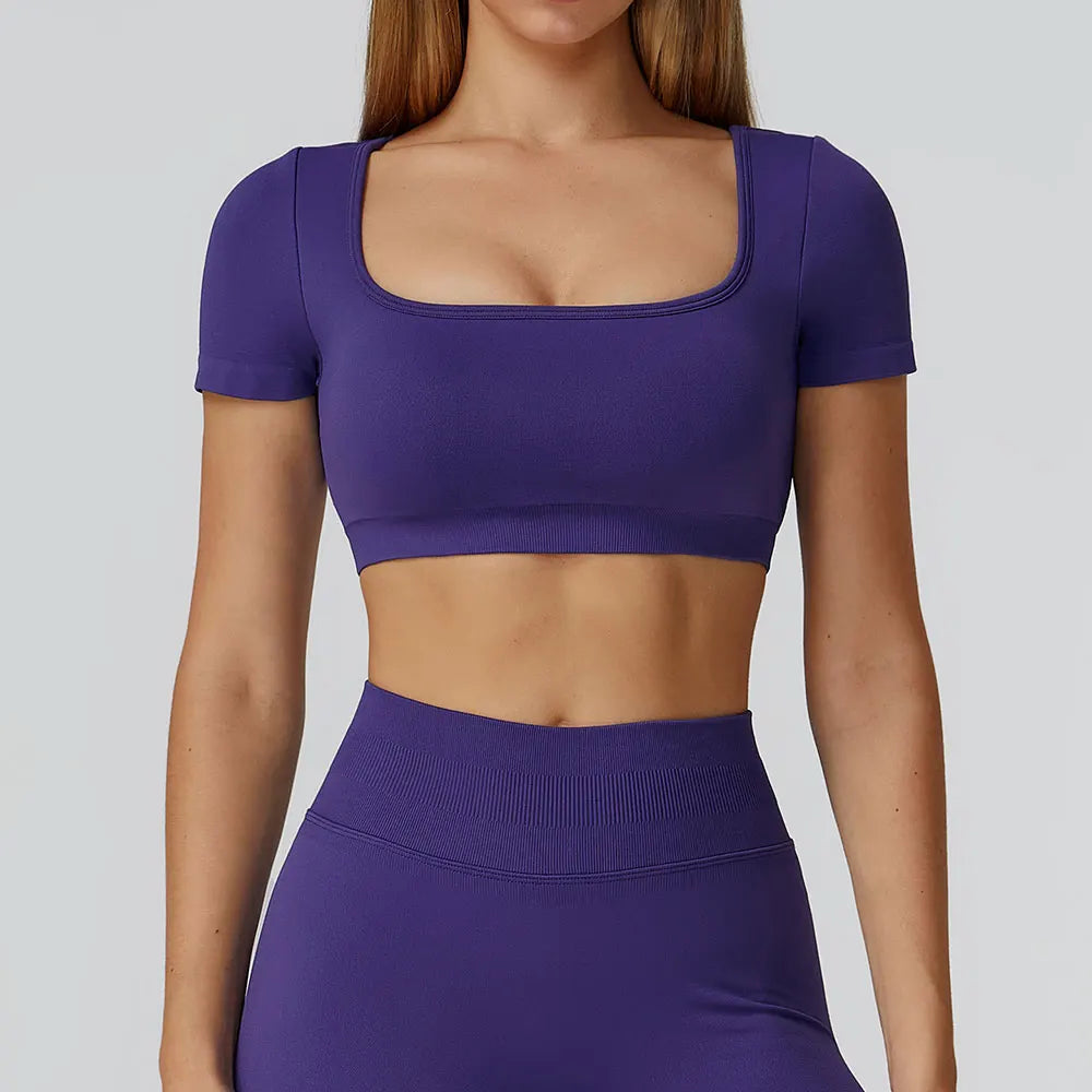 Seamless Backless Fitness Top