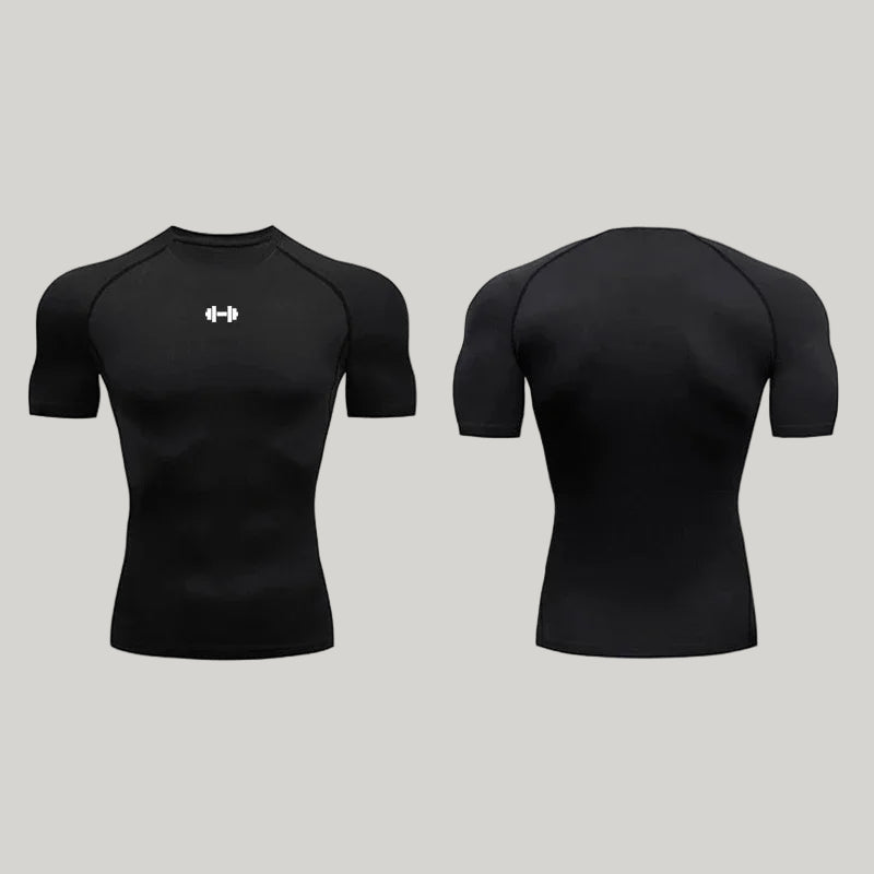 Quick-Dry Elastic Compression T-Shirt
