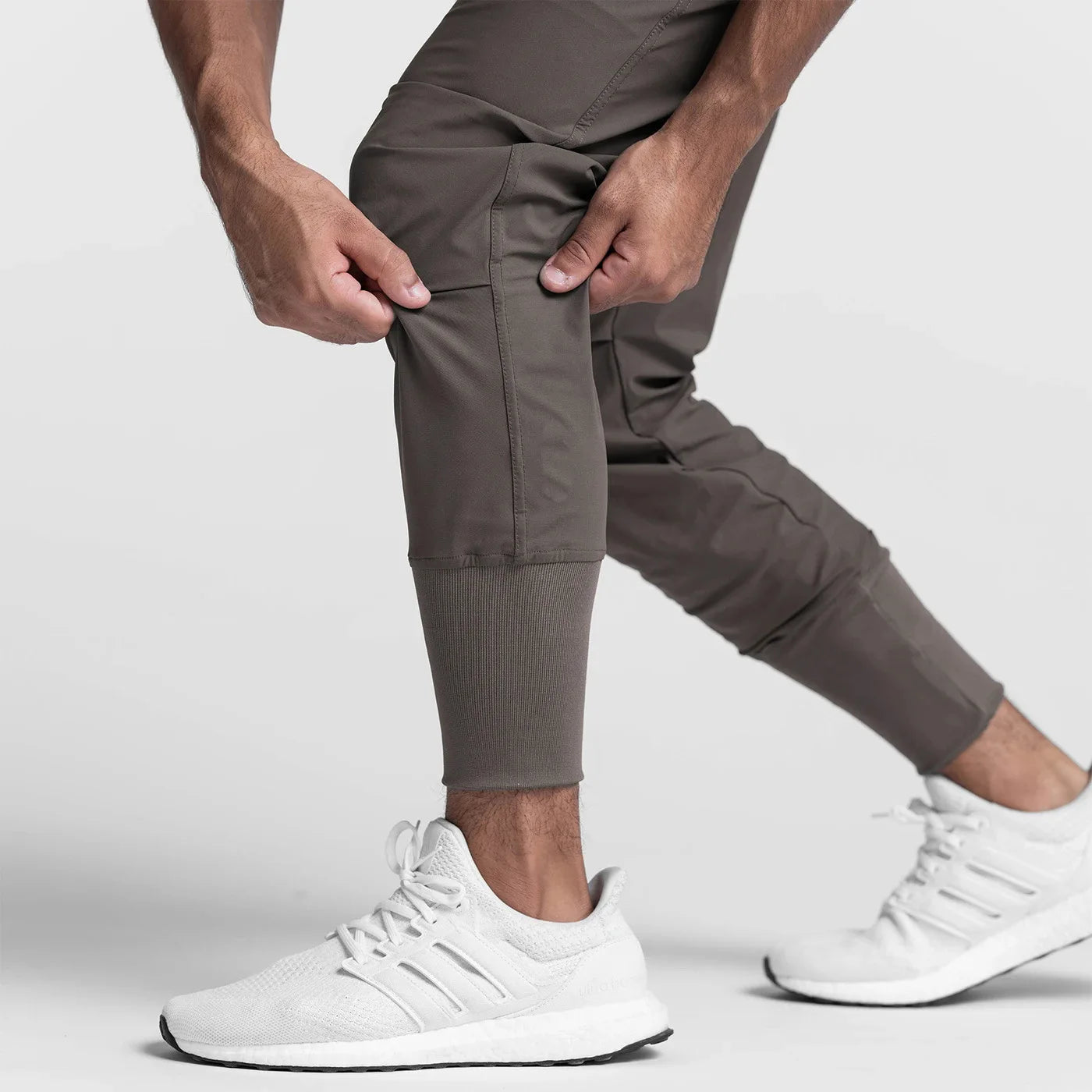 Large-Size Multi-Pocket Fitness Joggers