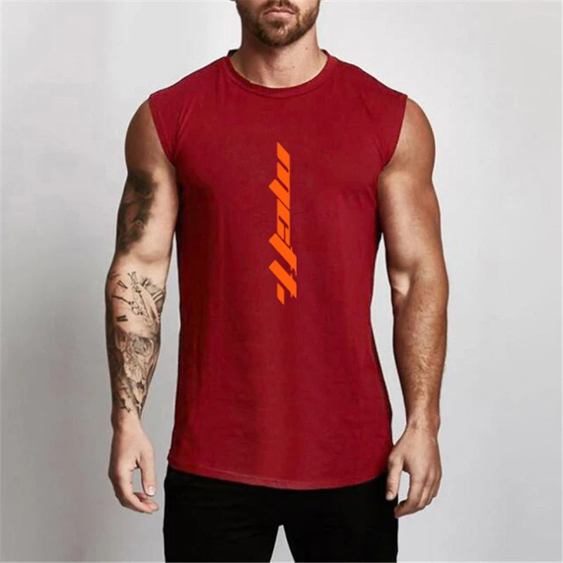 Cotton Muscle Tank Top for Bodybuilding