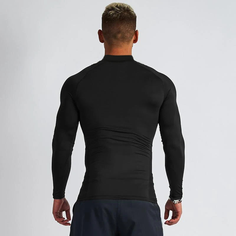 Long-Sleeve Compression Turtleneck Shirt