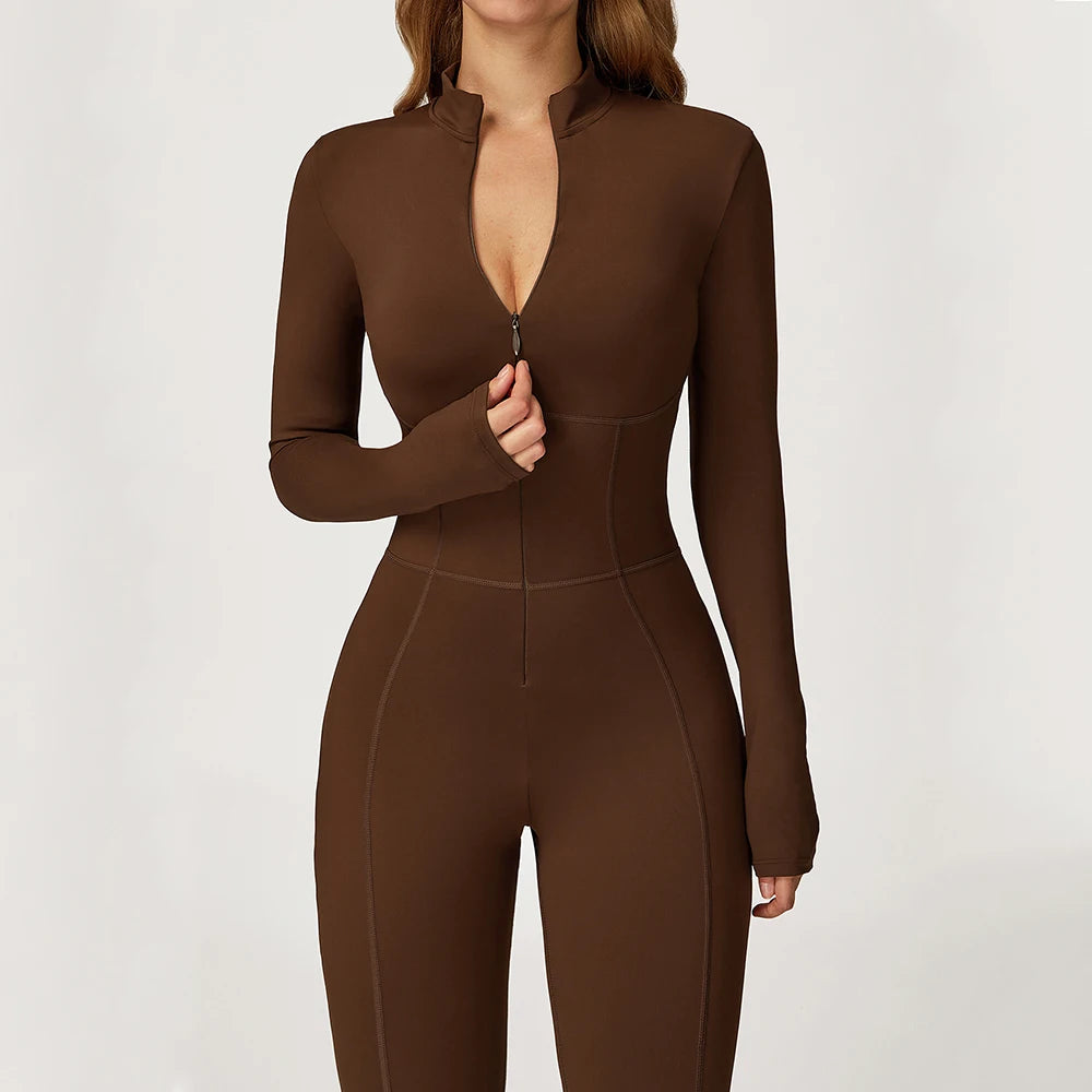 Velvet Yoga Jumpsuit Set