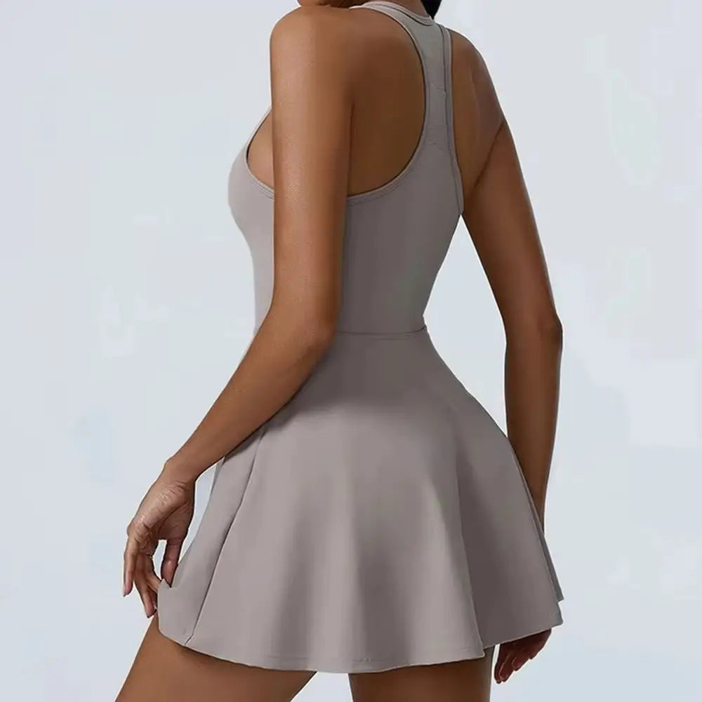 Sleeveless One-Piece Yoga Bodysuit