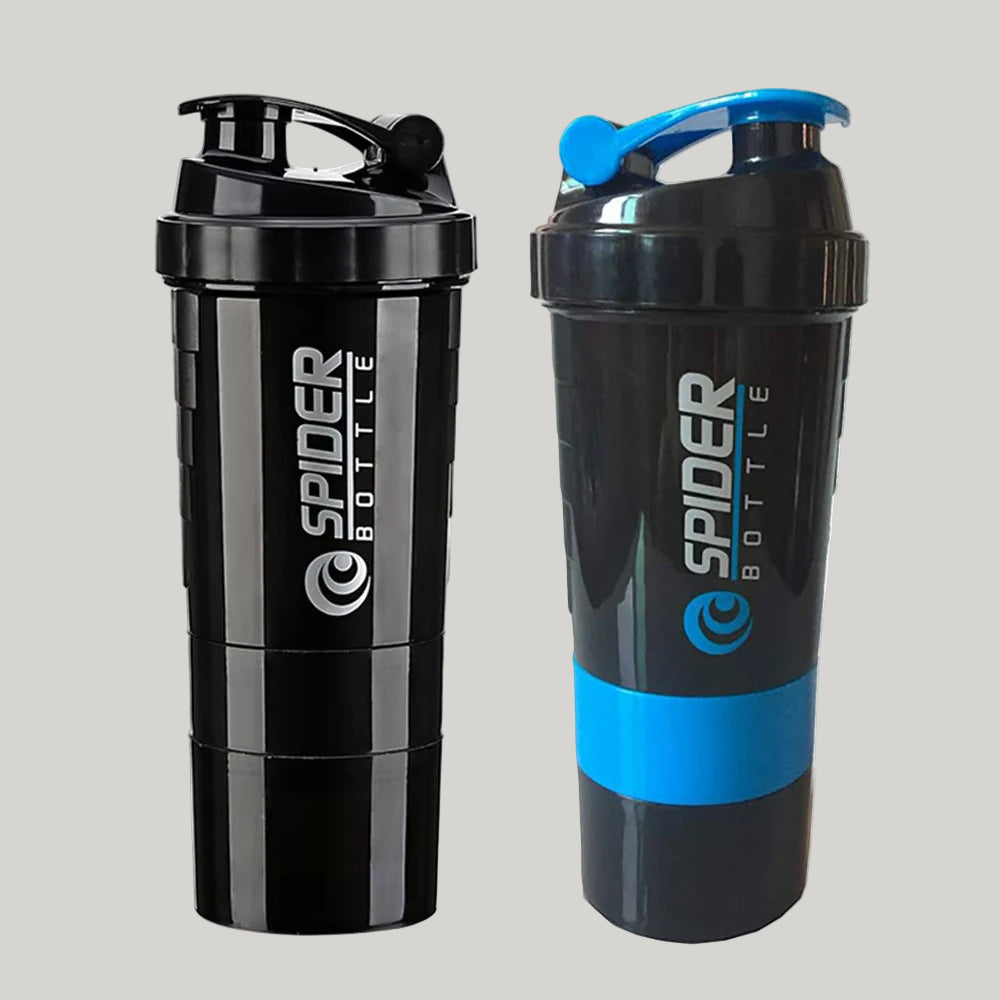 Three-Layer Protein Shaker Bottle