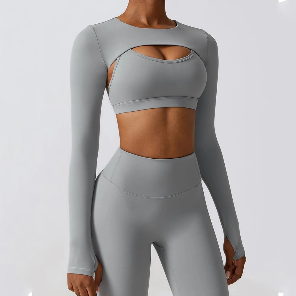 Long-Sleeve Yoga Top