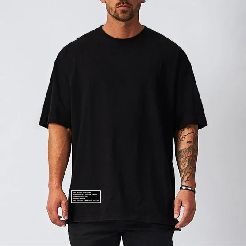 Oversized Mesh Gym T-Shirt