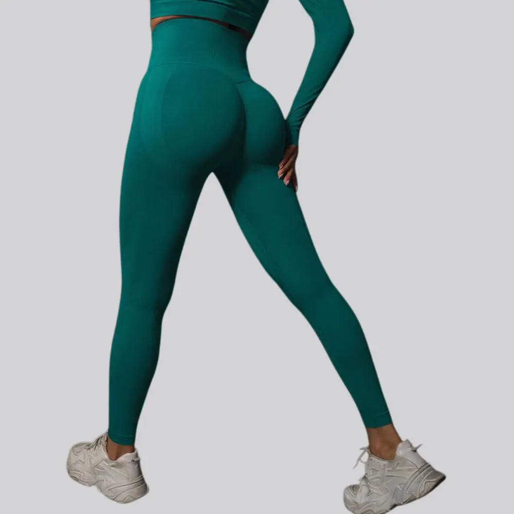 Seamless High-Waist Yoga Leggings