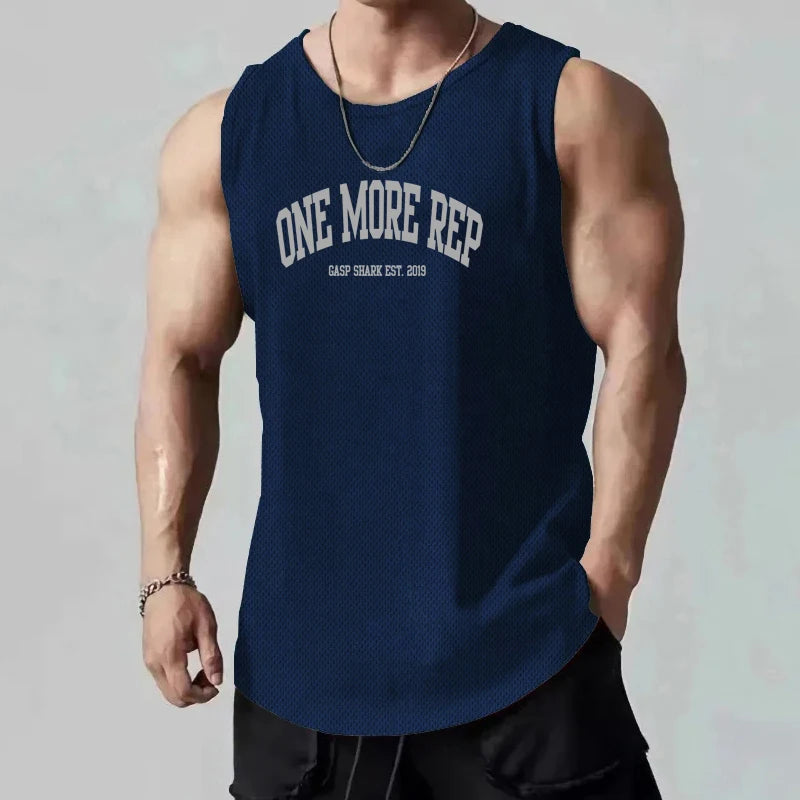 Mesh Muscle Tank for Summer Gym Training