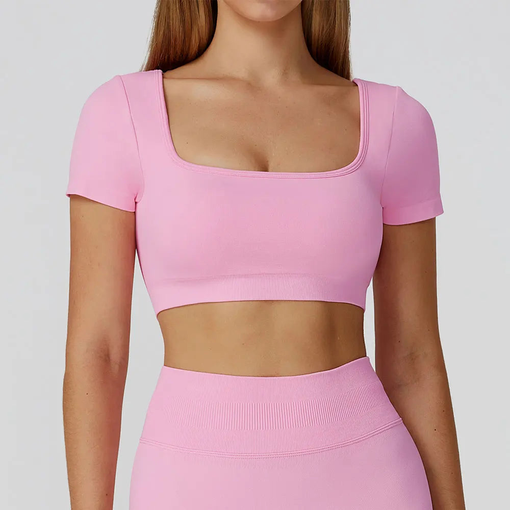 Seamless Backless Fitness Top