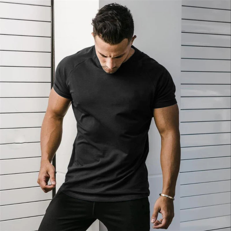 Slim-Fit Quick-Dry Gym T-Shirt