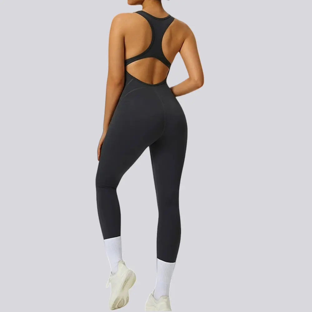 Sleeveless Backless Scrunch Bodysuit