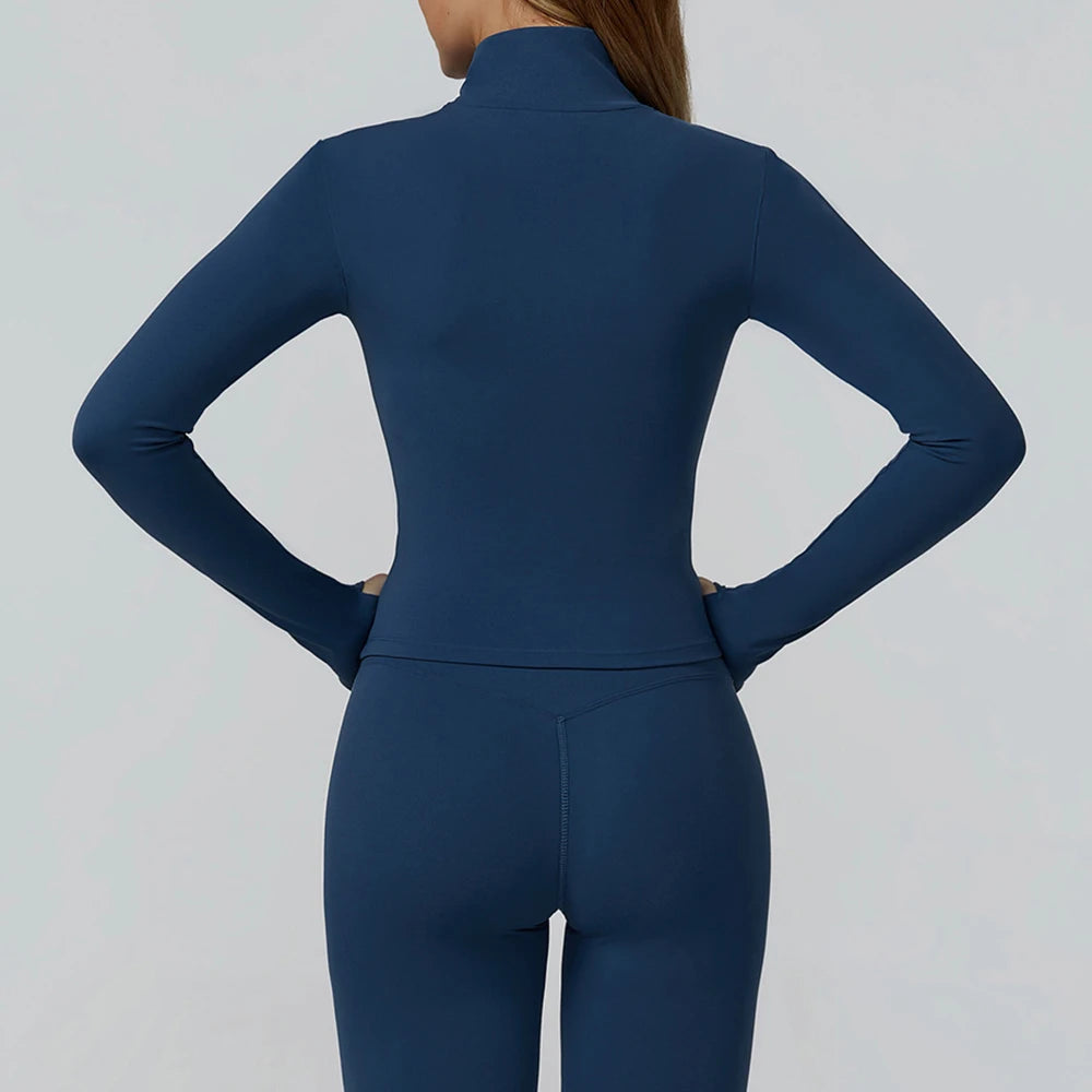 Slim Zipper Yoga Jacket