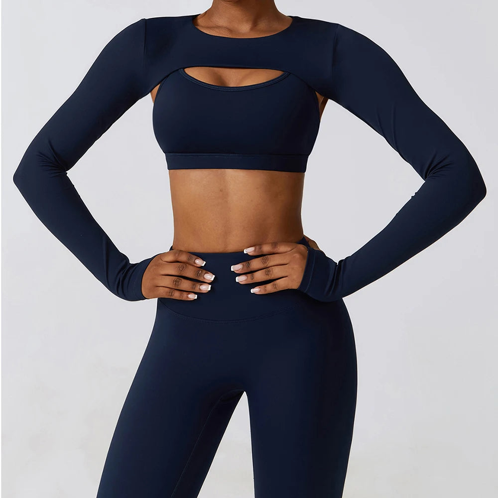 Long-Sleeve Yoga Top