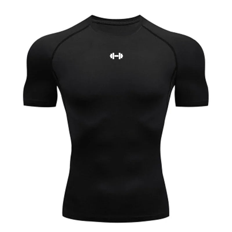 Quick-Dry Elastic Compression T-Shirt