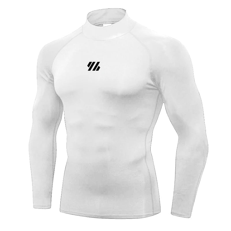Long-Sleeve Compression Turtleneck Shirt