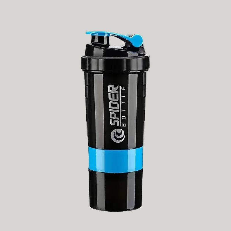 Three-Layer Protein Shaker Bottle