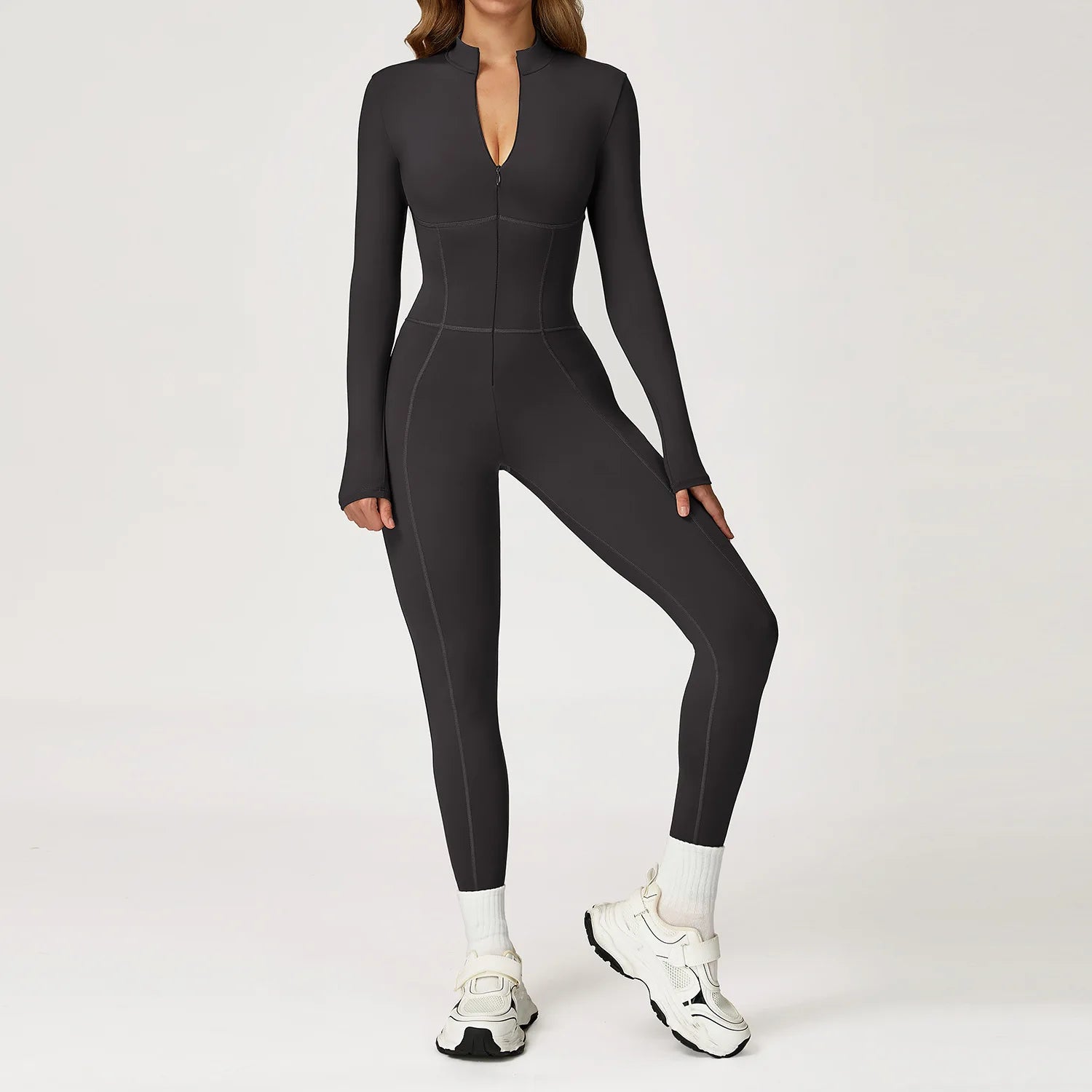 Velvet Yoga Jumpsuit Set